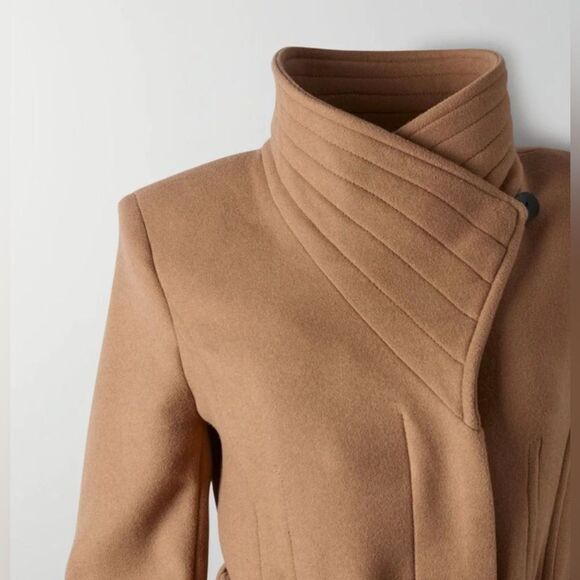 Aritzia Babaton Atelier Spencer Wool Coat jacket Womens Size Large - Picture 2 of 7